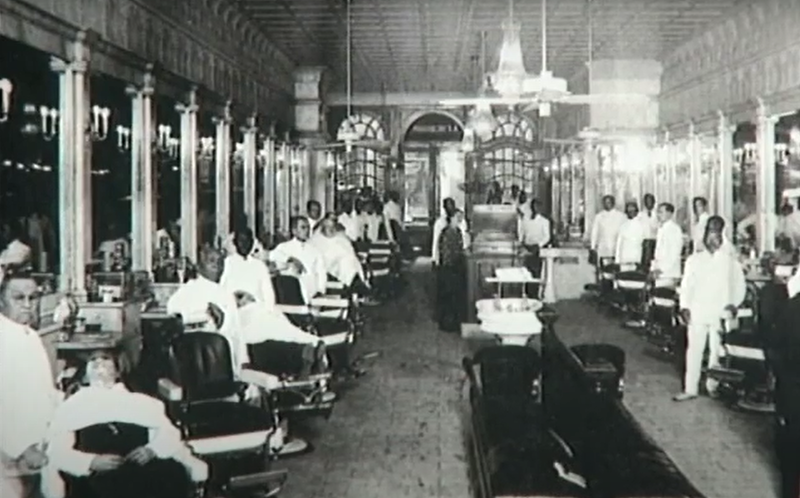 Herndon barbershop at the Crystal Palace